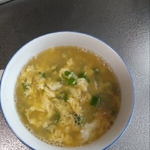 玉ねぎと卵とねぎのスープ